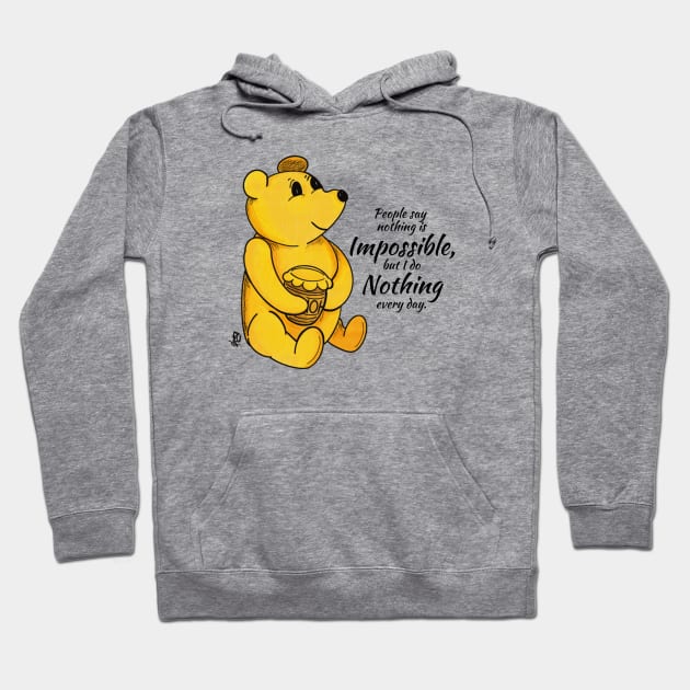 Nothing is Impossible - Winnie the Pooh Hoodie by Alt World Studios